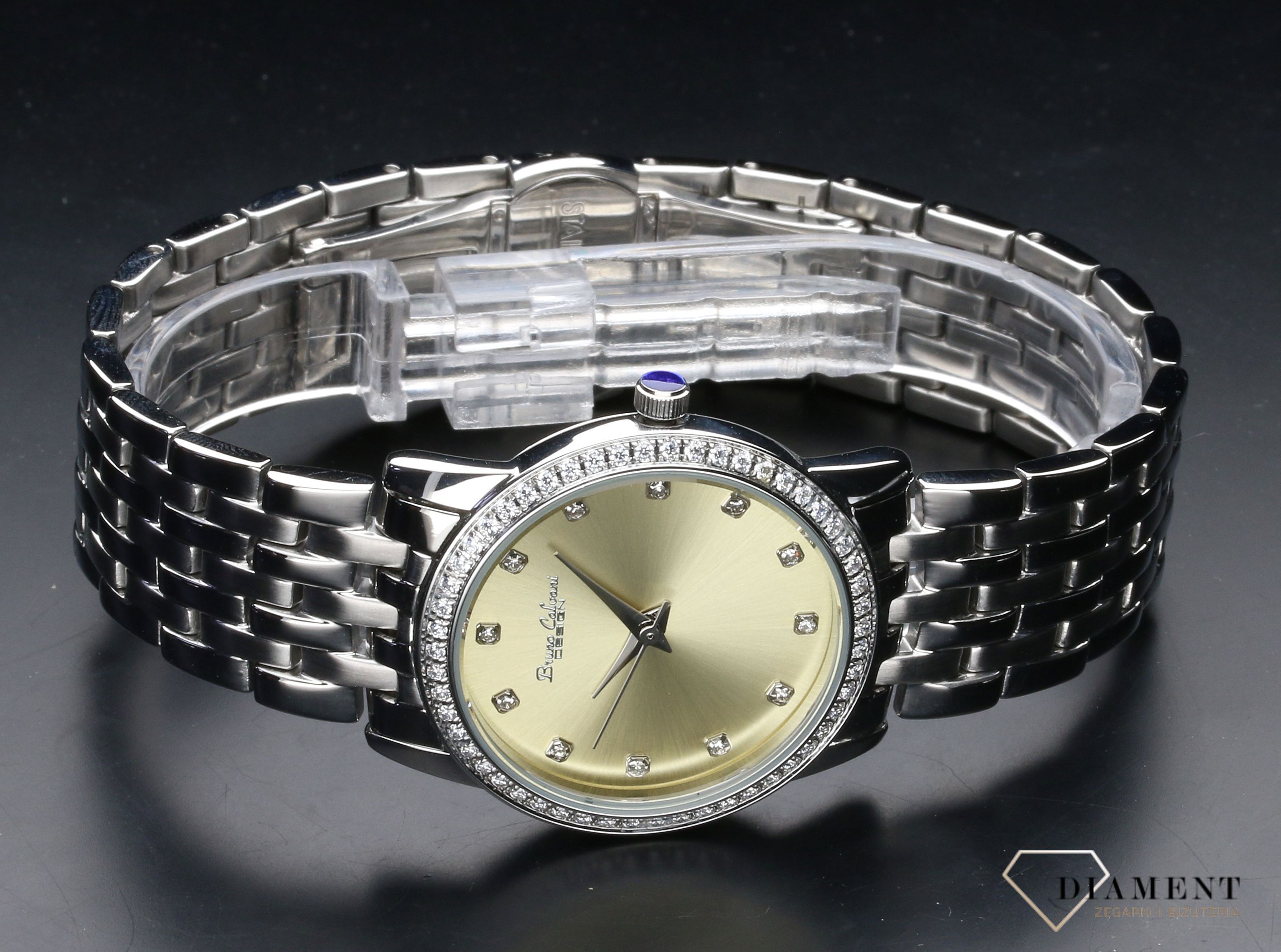 Zegarek damski z cyrkoniami Bruno Calvani FASHION BC974 srebrny jpg.jpg